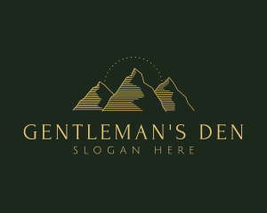 Golden Mountain Range logo design