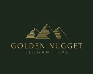 Golden Mountain Range logo design