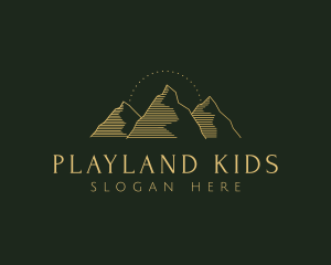 Golden Mountain Range logo design