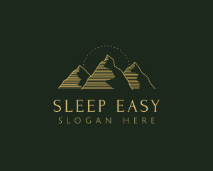 Golden Mountain Range logo design