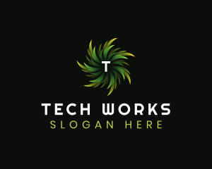 Tech Digital Whirl logo design