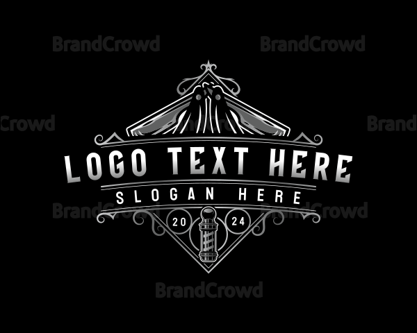 Razor Barber Blade Logo