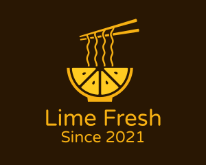 Lime - Golden Citrus Ramen logo design