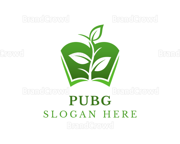 Gradient Plant Book Logo