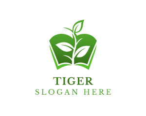 Gradient Plant Book Logo