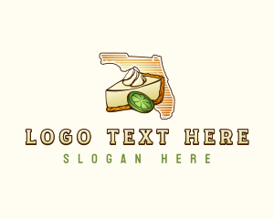 Map - Florida Key Lime Pie logo design