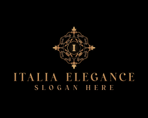 Elegant Floral Ornament  logo design