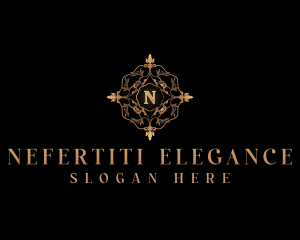 Elegant Floral Ornament  logo design