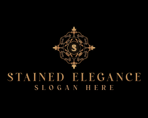 Elegant Floral Ornament  logo design