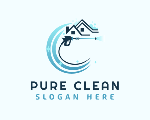 House Pressure Washer logo design