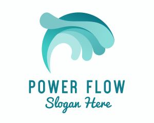 Hydroelectric - Hydro Ocean Wave logo design