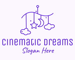 Purple Baby Decoration logo design