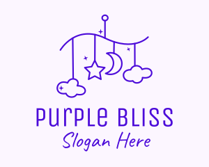 Purple Baby Decoration logo design