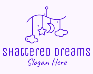 Purple Baby Decoration logo design