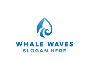 Blue Waves Beach Resort logo design