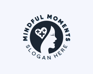 Mental - Heart Mental Wellness logo design