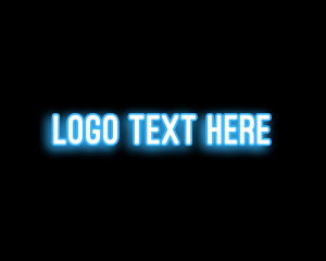 Wordmark - Night Neon Bar logo design