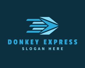 Express Freight Arrow logo design