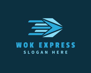 Express Freight Arrow logo design