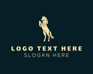 Equestrian - Elegant Horse Trainer logo design