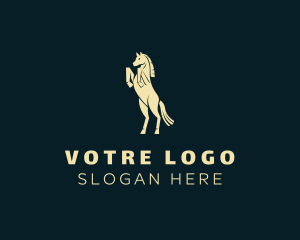 Elegant Horse Trainer Logo