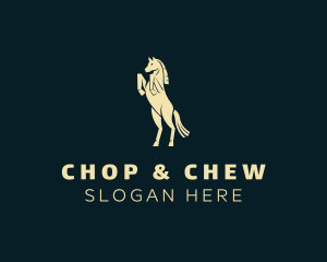 Elegant Horse Trainer Logo