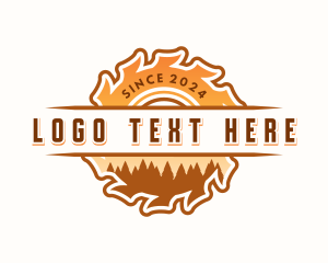 Repair - Carpentry Woodwork Sawmill logo design