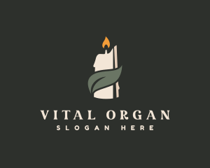 Spa Organic Candle logo design