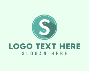 Writer - Pen Letter S logo design