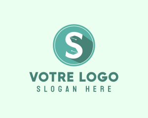 Vlogger - Pen Letter S logo design