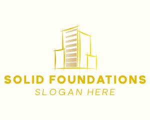 Gold Building Company Logo