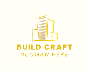 Gold Building Company logo design