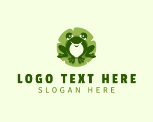 Animal - Amphibian Frog Pet logo design