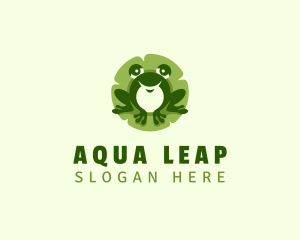 Amphibian Frog Pet logo design