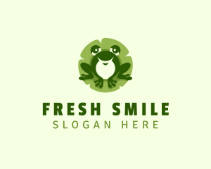 Amphibian Frog Pet logo design