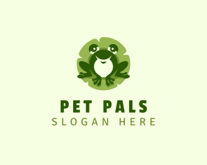 Amphibian Frog Pet logo design