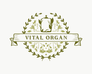 Organic Floral Perfume logo design