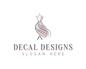 Fashion Designer Gown logo design