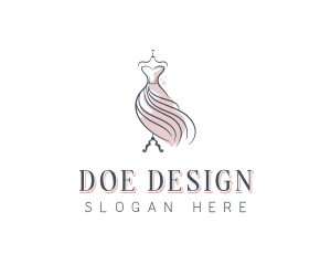 Fashion Designer Gown logo design