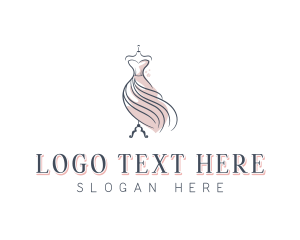 Fashion Designer Gown Logo