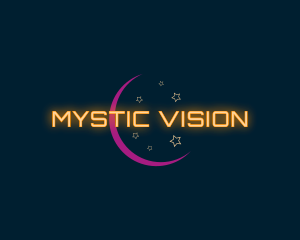 Fortune Telling - Moon Star Fortune Teller logo design