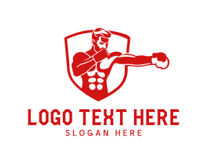 Champion - Champion Boxing Tournament logo design