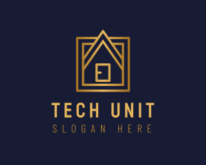 Unit - Village House Realtor logo design
