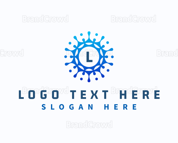 Liquid Water Splash Logo