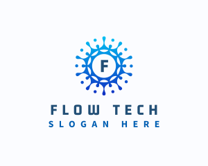 Liquid Water Splash logo design