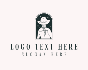 Cowgirl - Cowgirl Western Fashion logo design