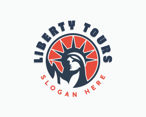 Statue Of Liberty - Patriotic Statue Of Liberty logo design