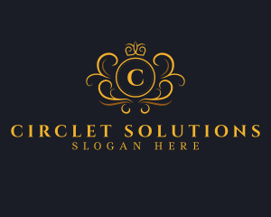 Circlet - Elegant Crown Monarchy logo design