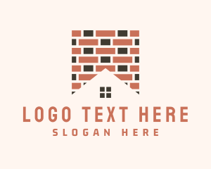 Floor - House Brick Tiles logo design