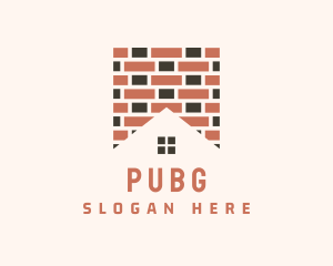 Contractor - House Brick Tiles logo design